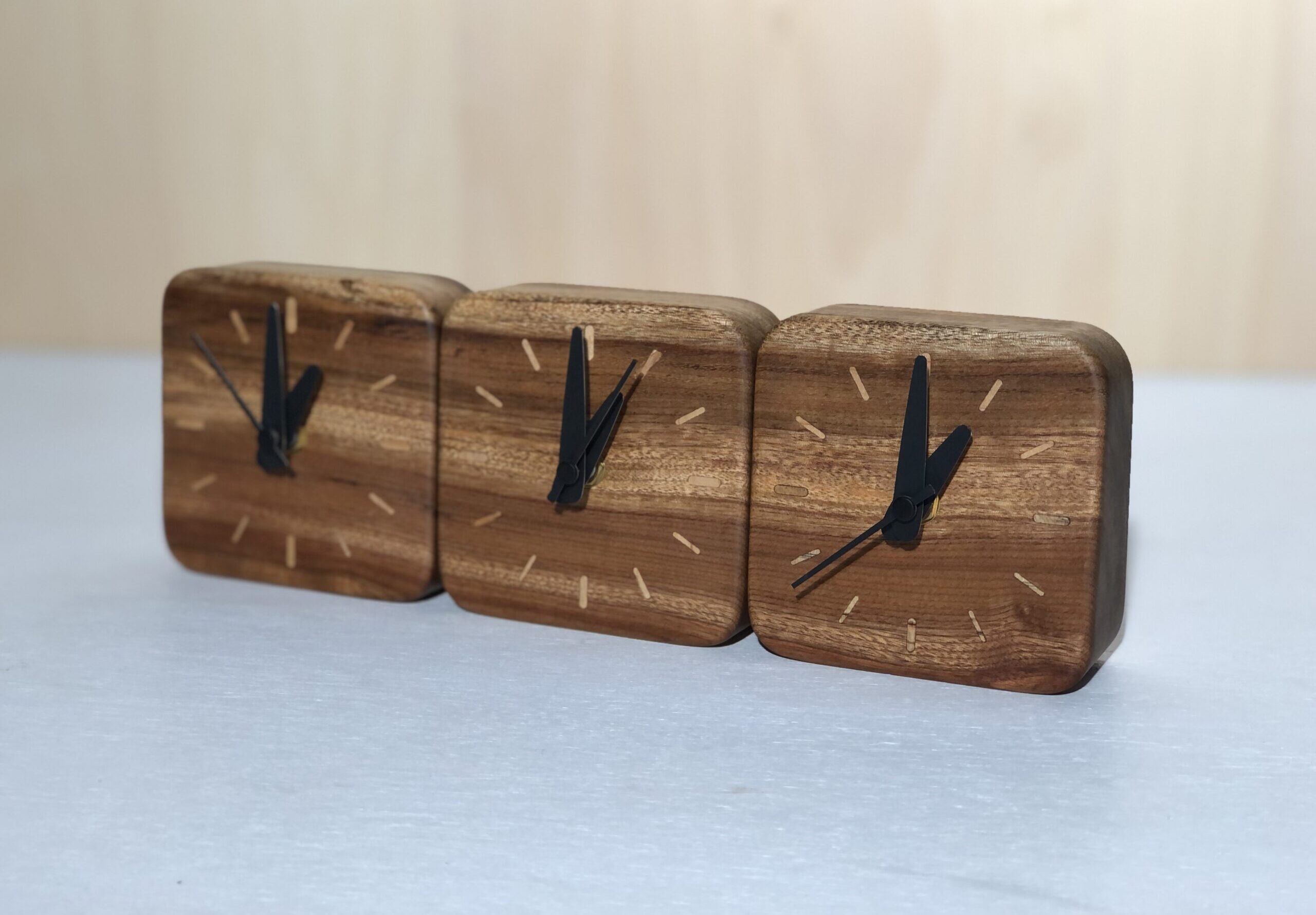 庭木からつくる時計